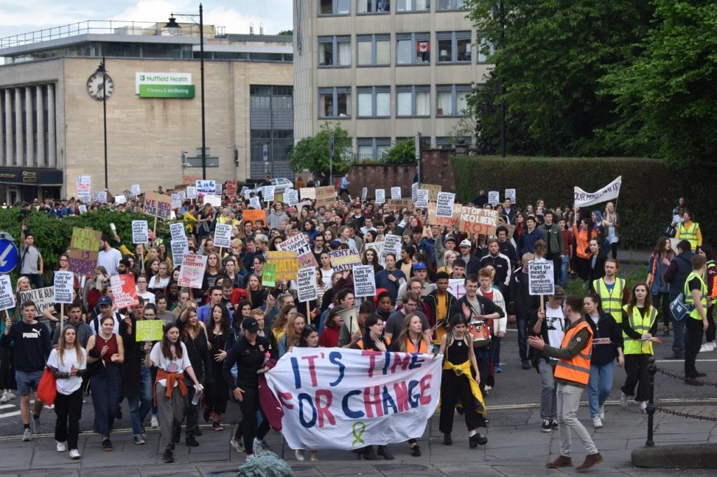 Bristol Students Mental Health March