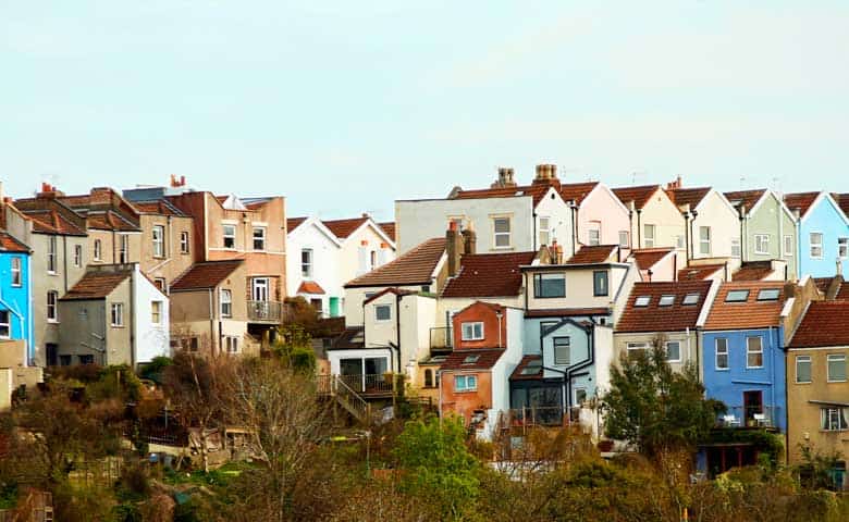 View of houses