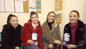 Fundraising friends from Nailsea