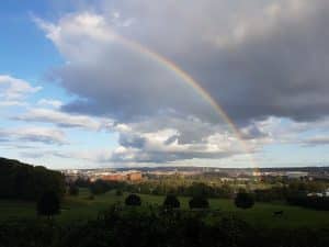 Picture of rainbow over Bristol