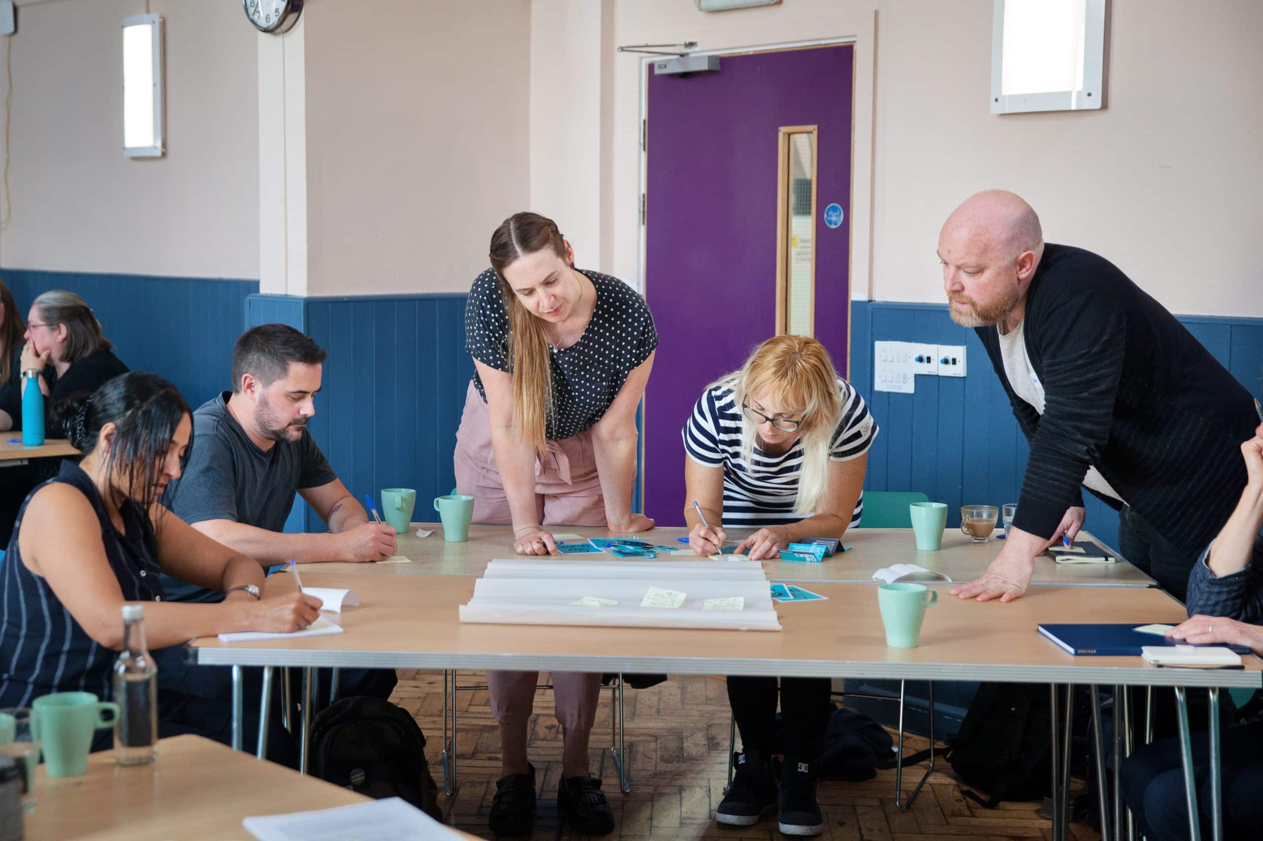 Second Step team members working together during our Connect Together event in 2022