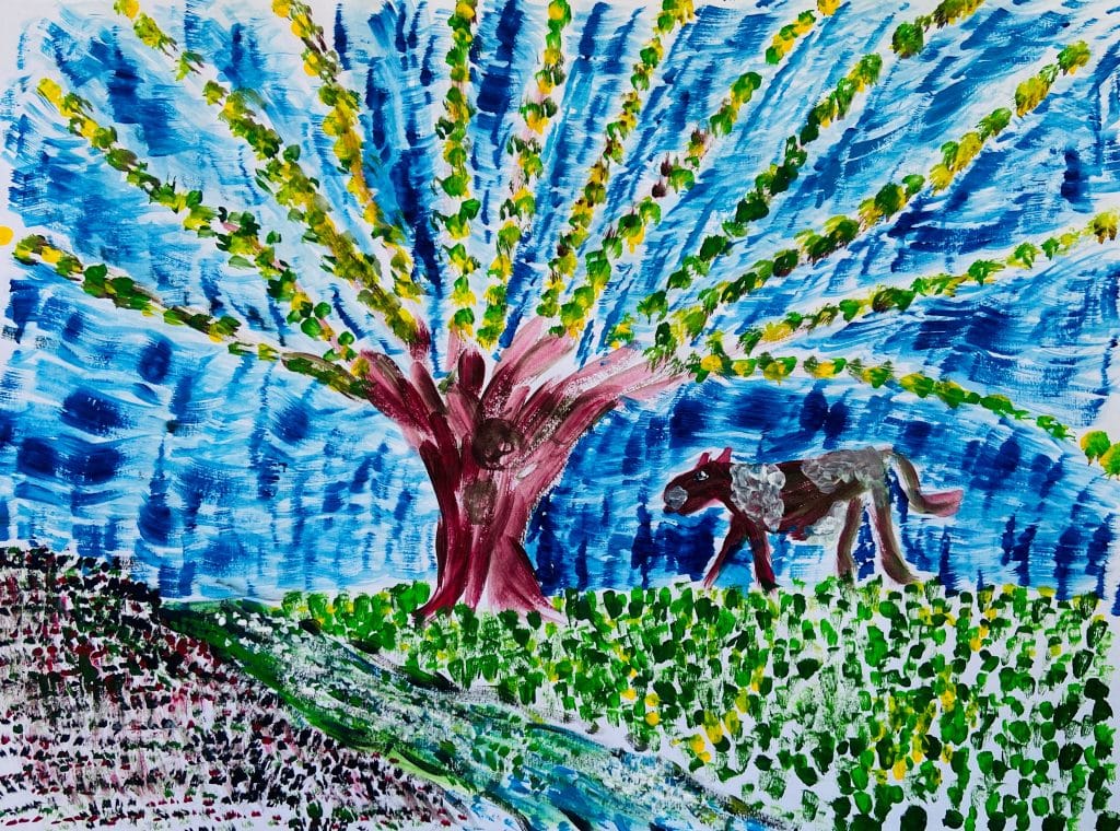 H:art: Horse Under Tree