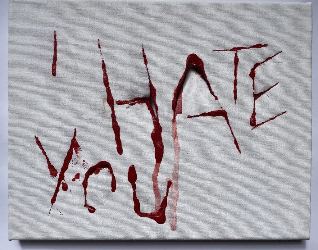 KJ artwork: I Hate You