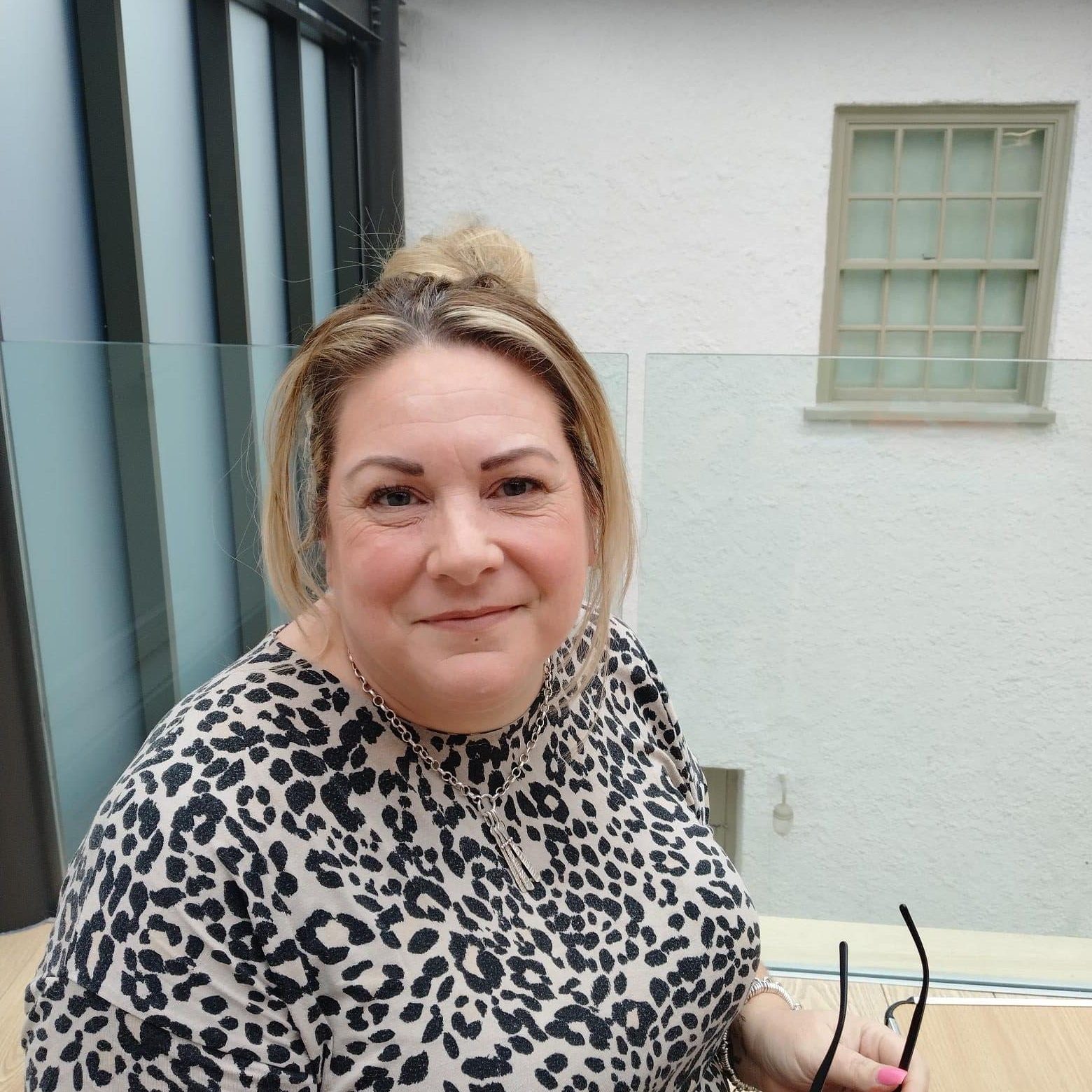 IMG_20230424_162134 Caz, one of the participants of our Poetry Without Words course.
