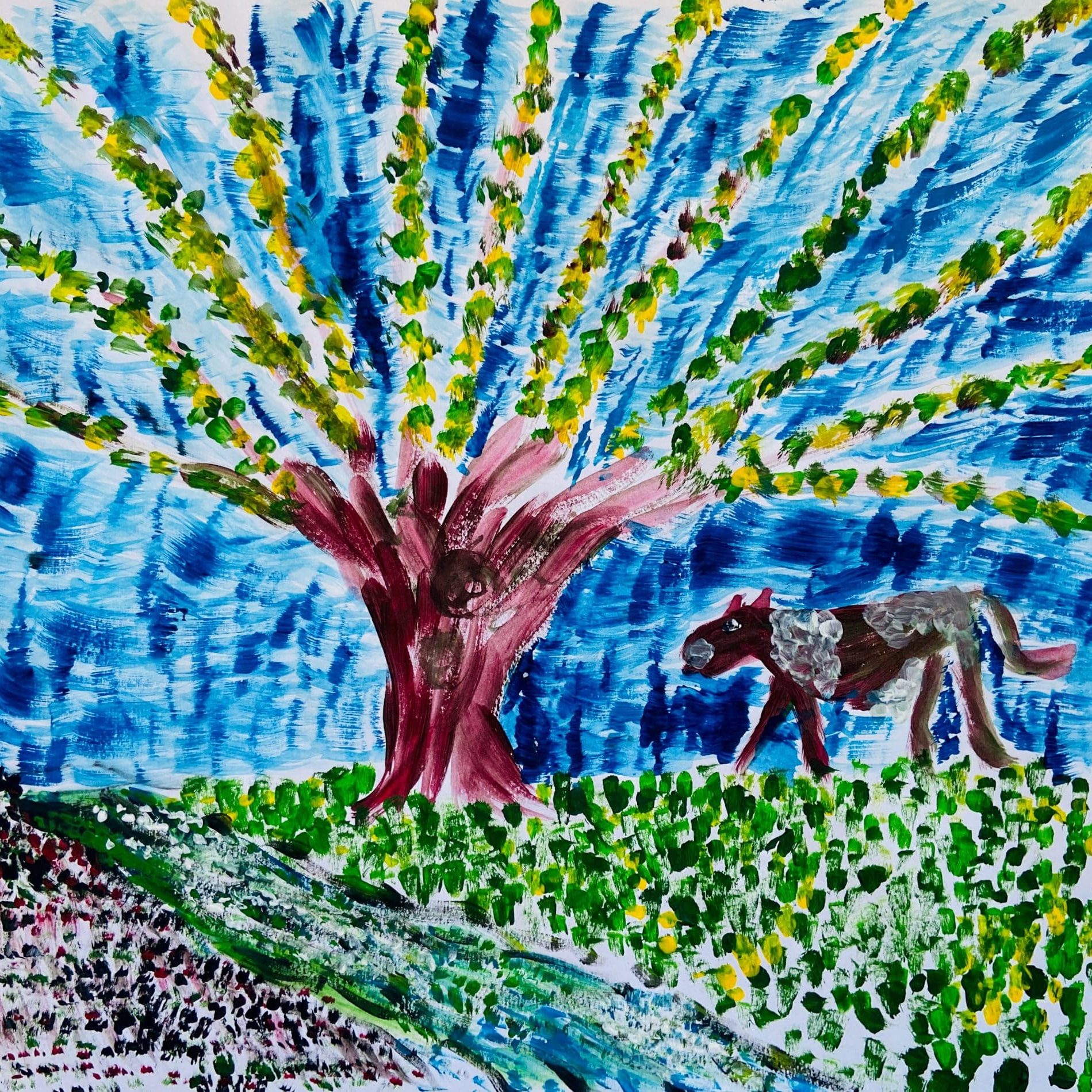 H:art: Horse Under Tree